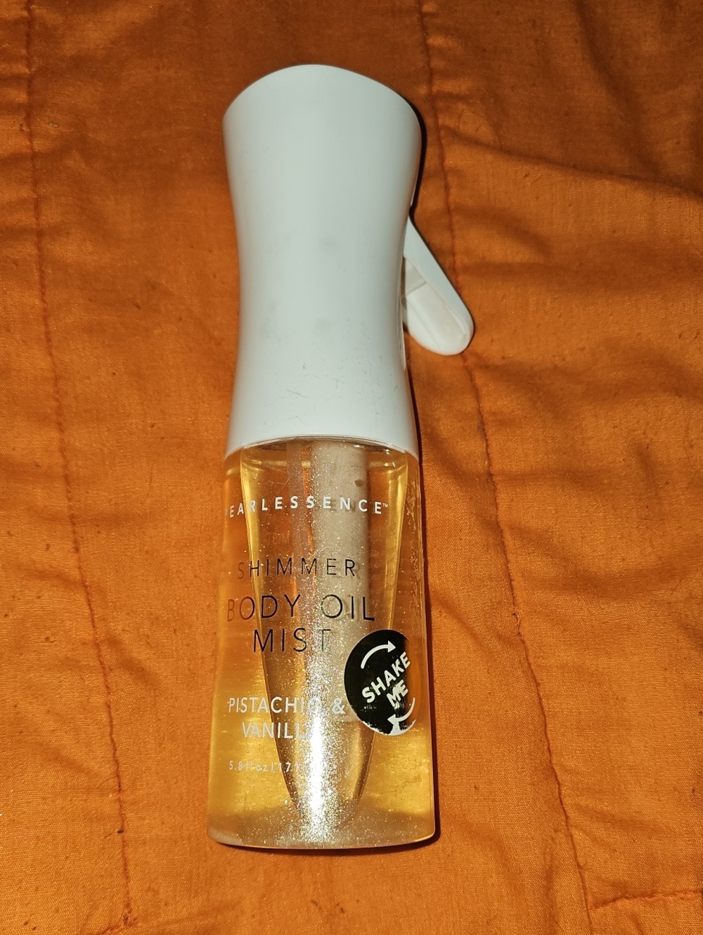 Pearlessence Shimmer Body Oil Mist!! Pistachio  And Vanilla!! Nwts